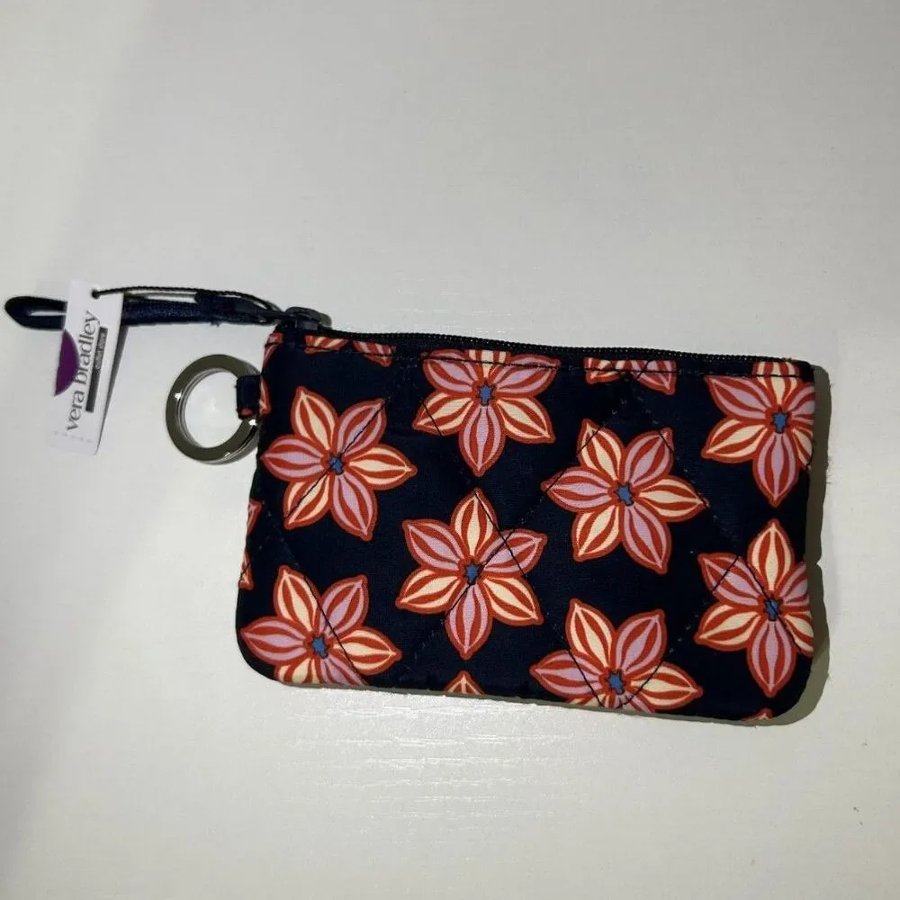 NWT Vera Bradley Floral Burst Zip ID Holder - Picture 3 of 5